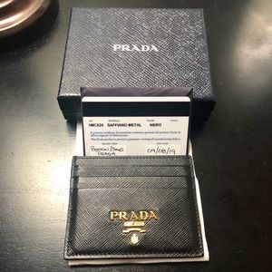 Prada - Saffiano Leather Cardholder